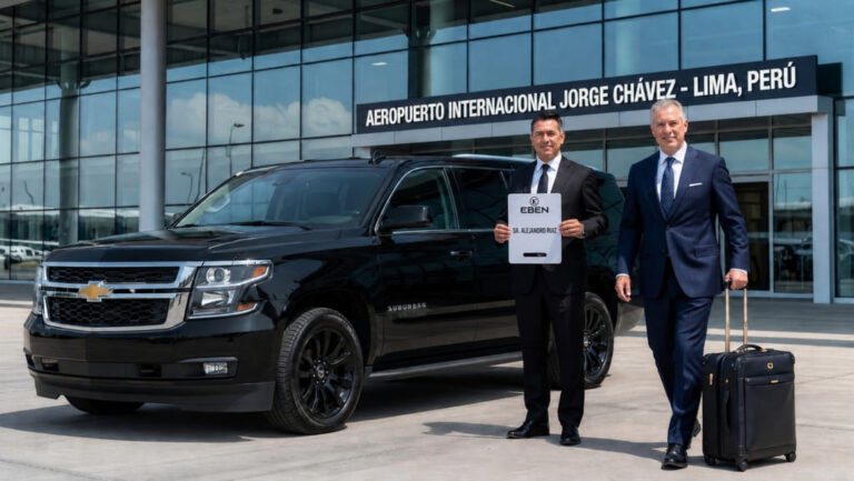 traslado aeropuerto Jorge Chávez a San Isidro servicio ejecutivo EBEN VIP