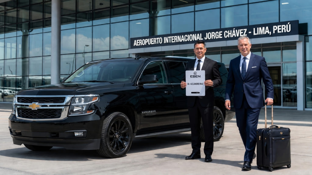 traslado aeropuerto Jorge Chávez a San Isidro servicio ejecutivo EBEN VIP